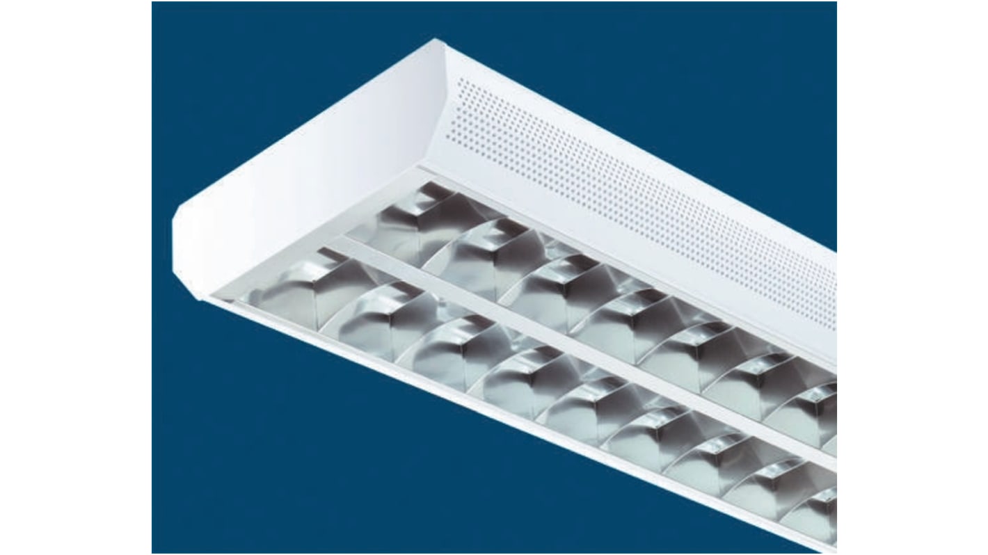 Thorlux Lighting 28 W Fluorescent Ceiling Light Batten, 230 V ac Twin Batten, 2 Lamp, 1.199 m Long