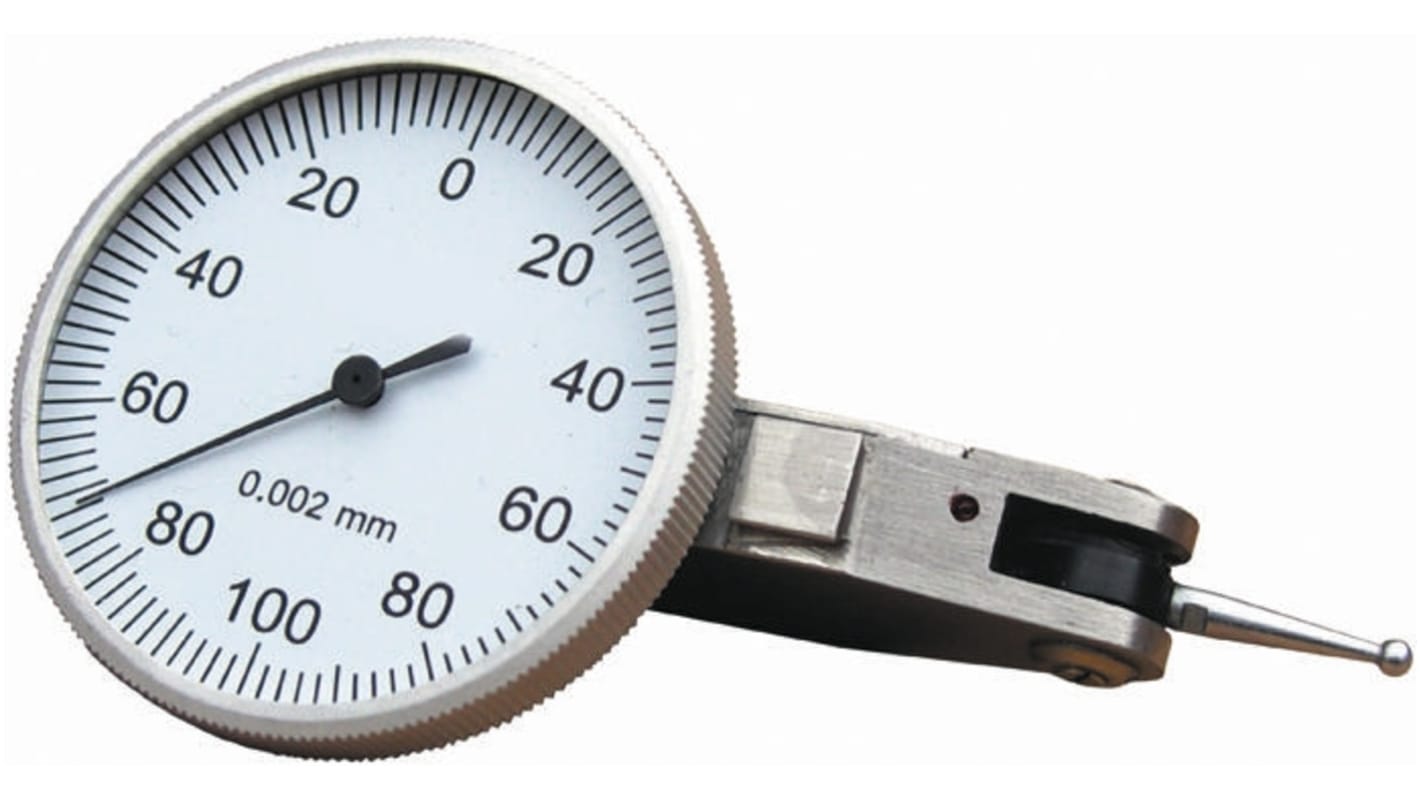 RS PRO Metric DTI Gauge, +0.2mm Max. Measurement, 0.002 mm Resolution