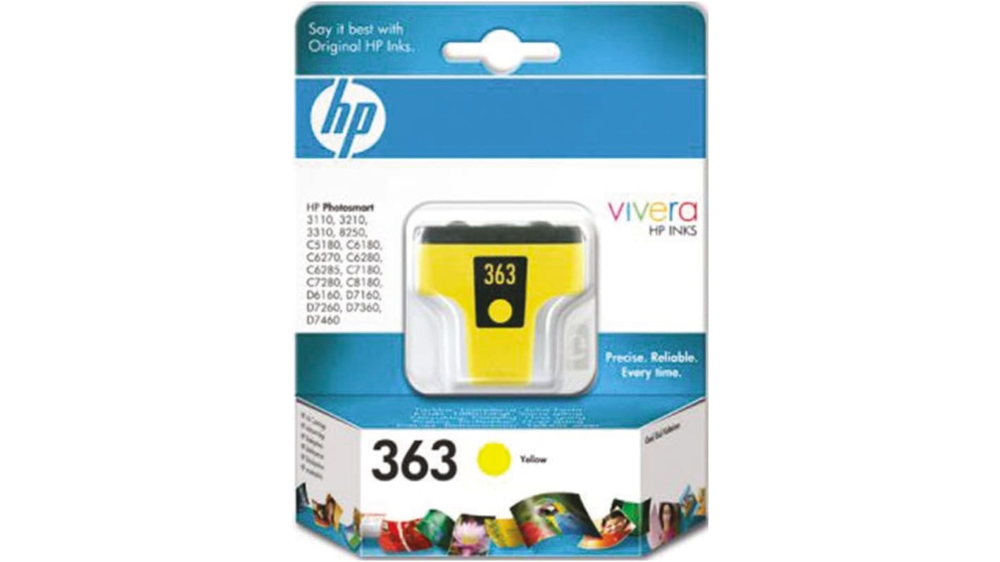 Hewlett Packard 363 Yellow Ink Cartridge