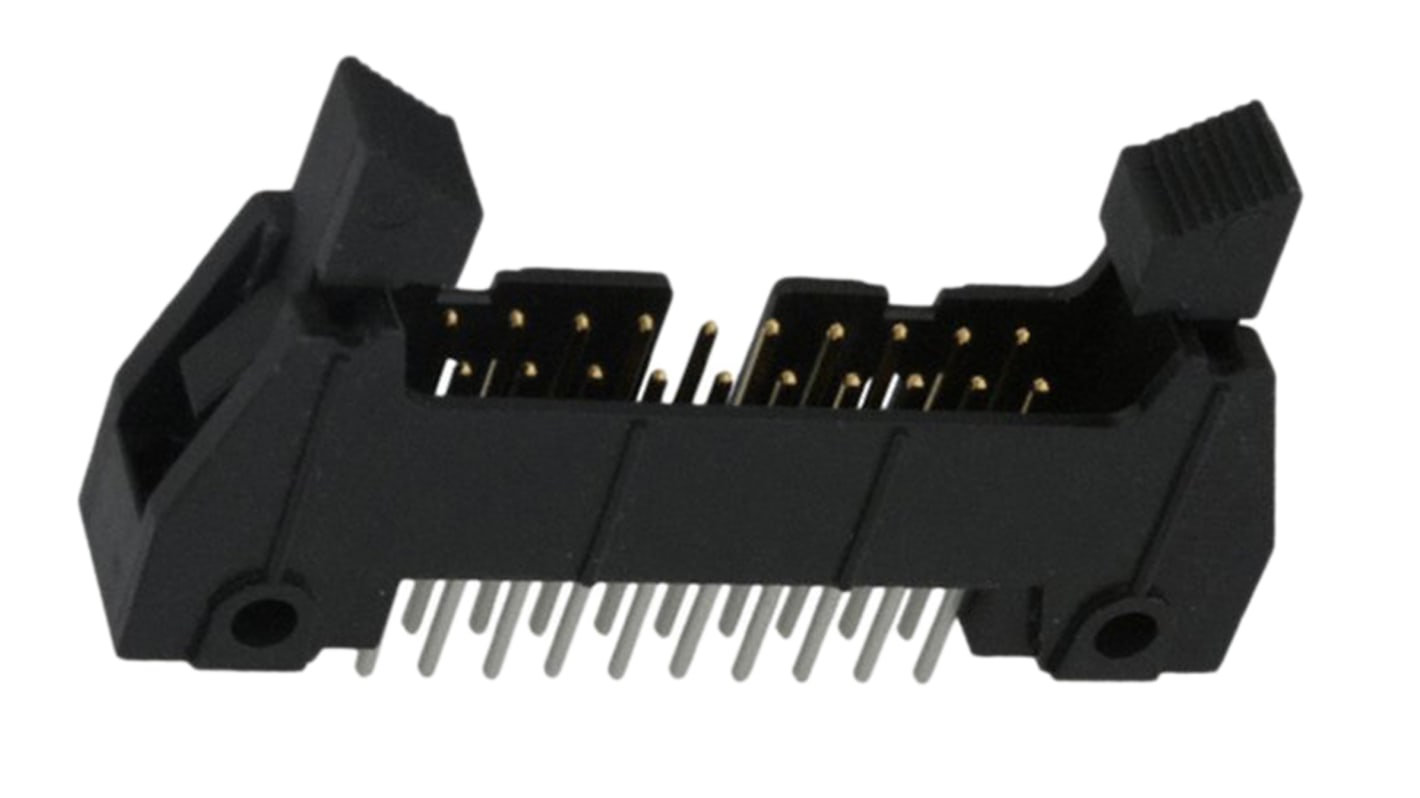 3M 3000 Series Straight Through Hole PCB Header, 20 Contact(s), 2.54mm Pitch, 2 Row(s), Shrouded