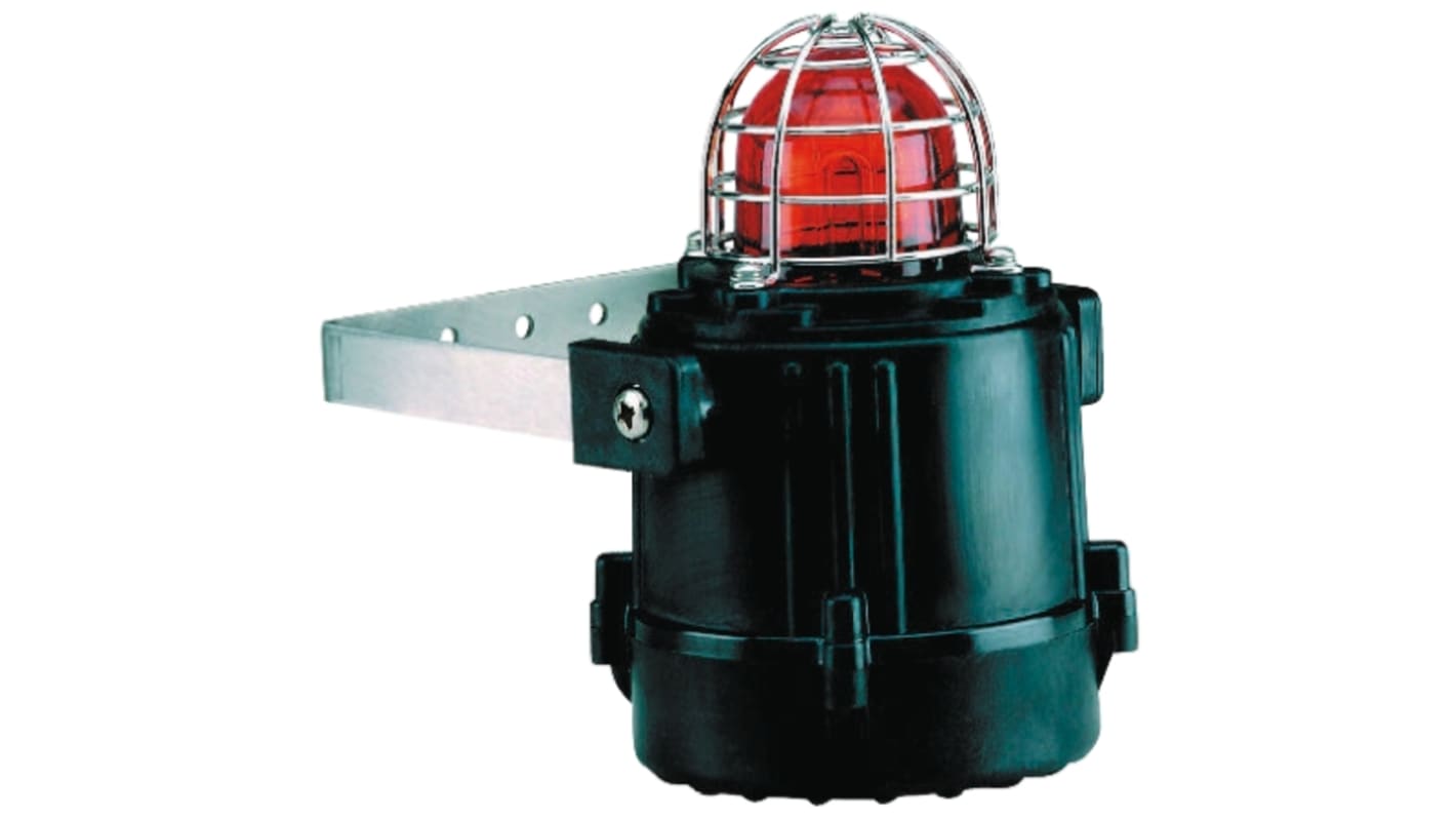 e2s E2xB05 Series Red Strobe Beacon, 230 V ac, Surface Mount, Xenon Bulb, IP66