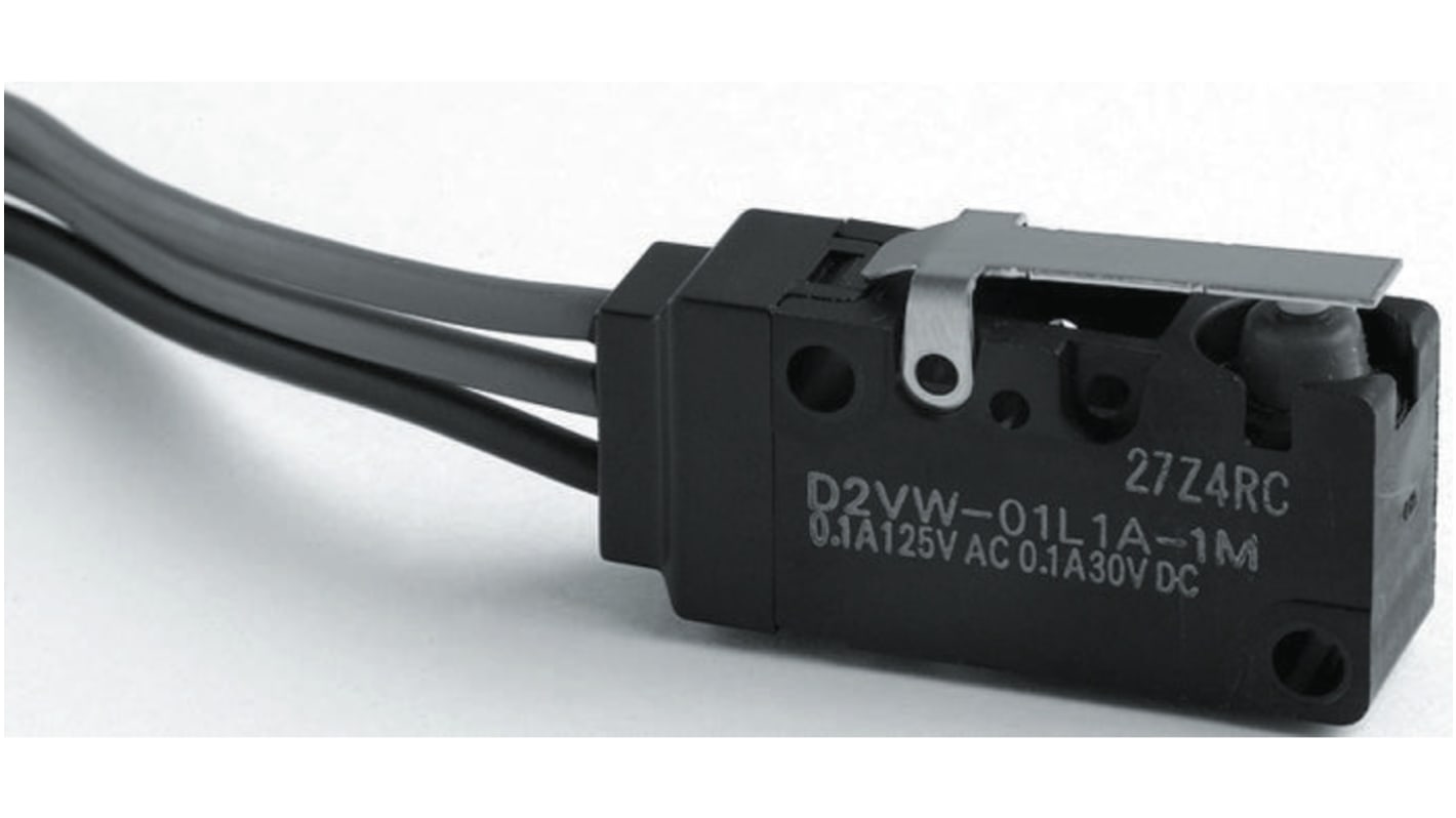 Microinterruttore, Omron, SPDT, 5 A a 250 V c.a., IP67, A saldare