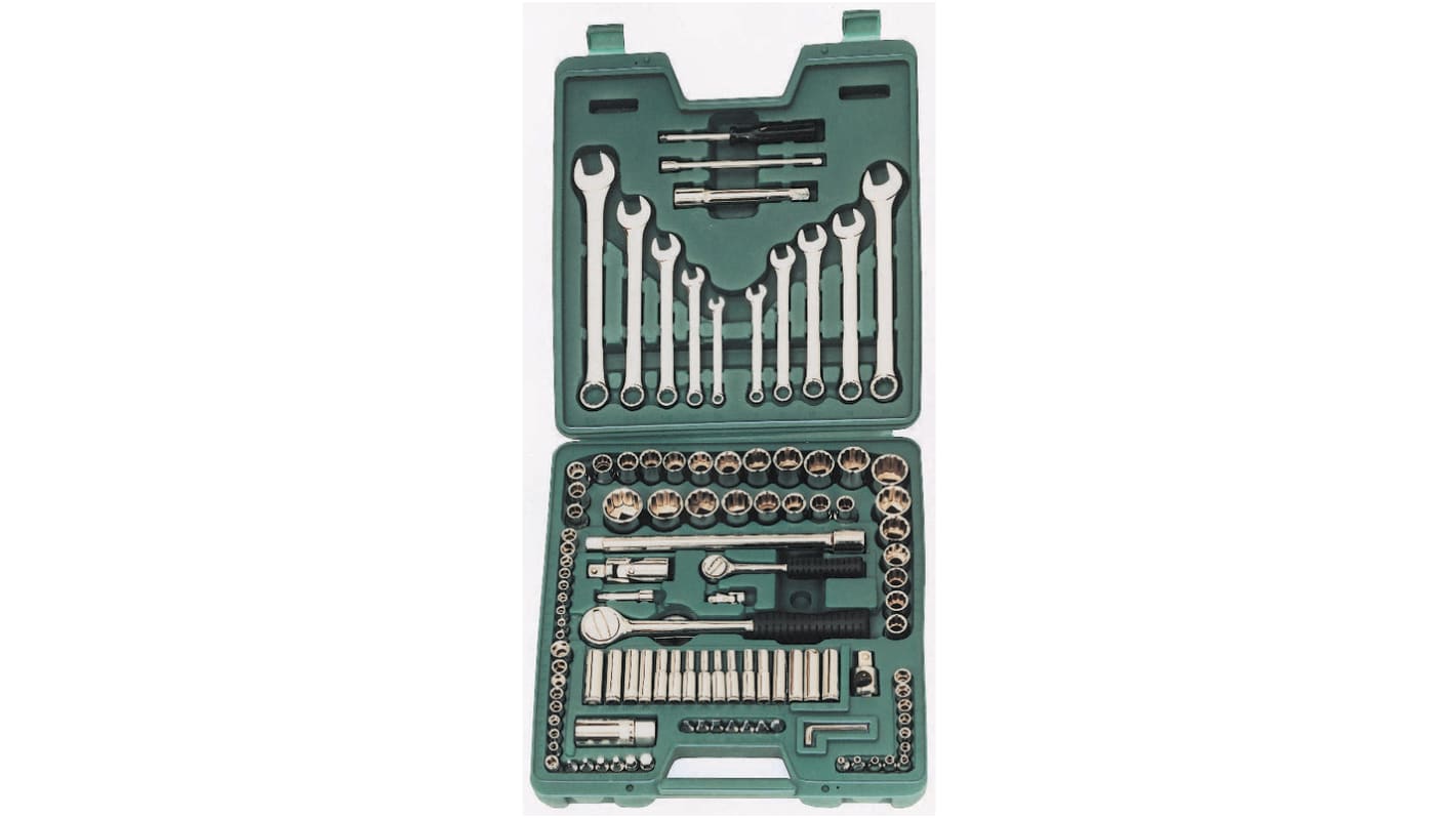 RS PRO 111 Piece Socket and Spanner Tool Kit