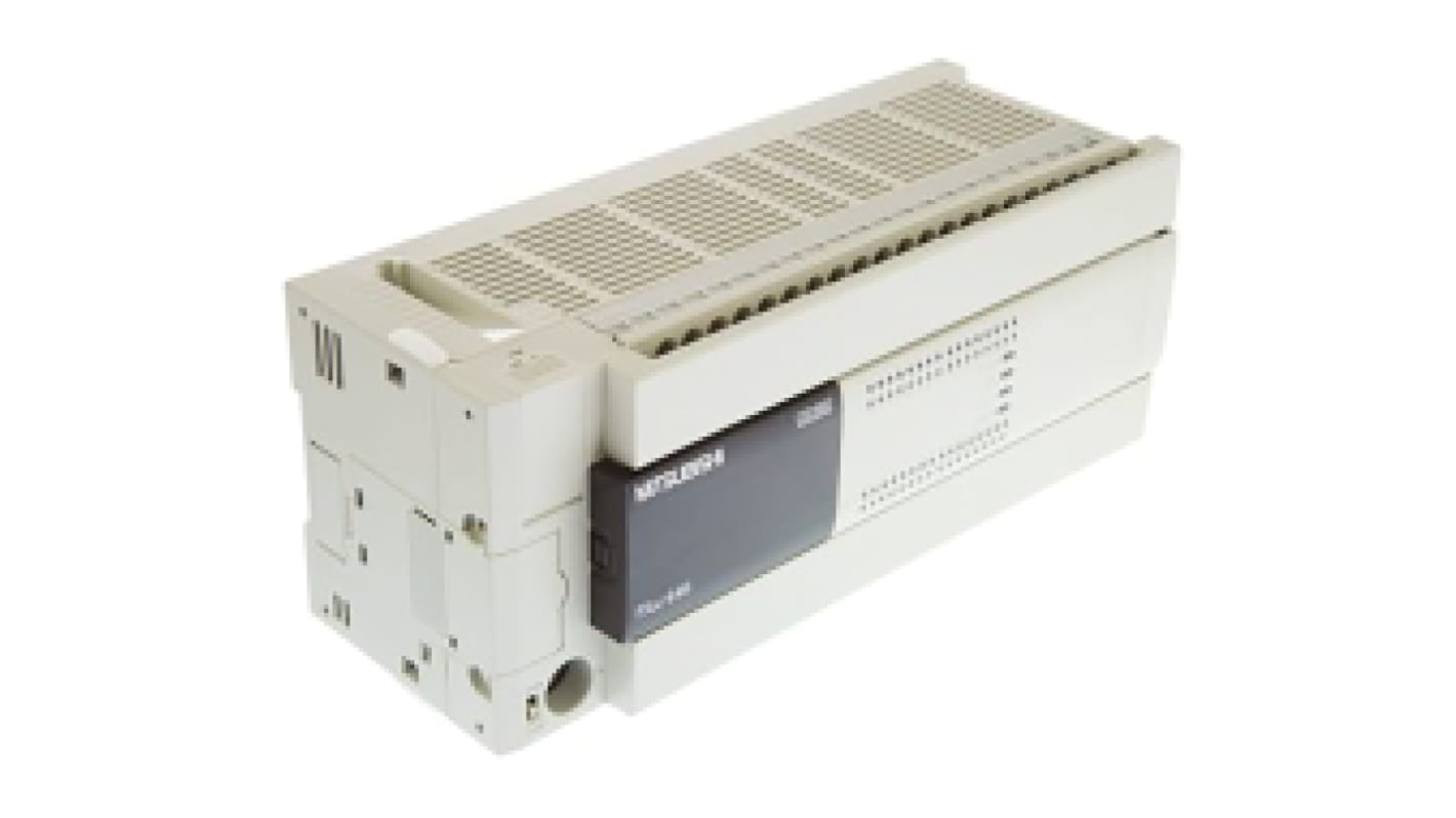 Mitsubishi Electric FX3U Series Logic Module, 24 V dc Supply, Transistor Output, 32-Input, Sink, Source Input