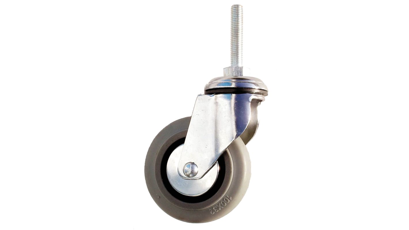 Guitel Hervieu Swivel Castor Wheel, 90kg Capacity, 125mm Wheel