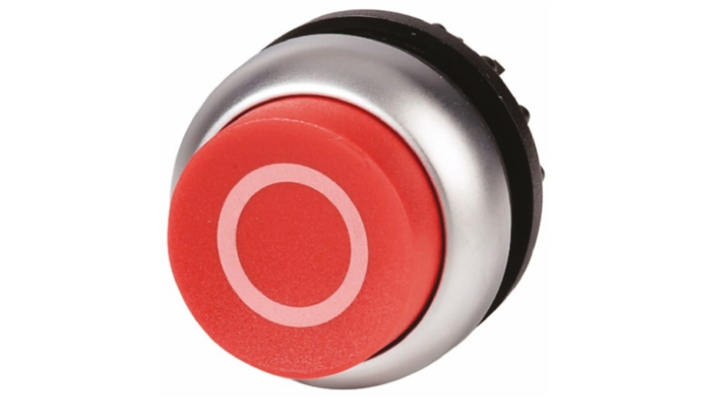 Cabezal de pulsador Eaton serie RMQ Titan M22, Ø 22mm, de color Rojo, Mantenido, IP69K