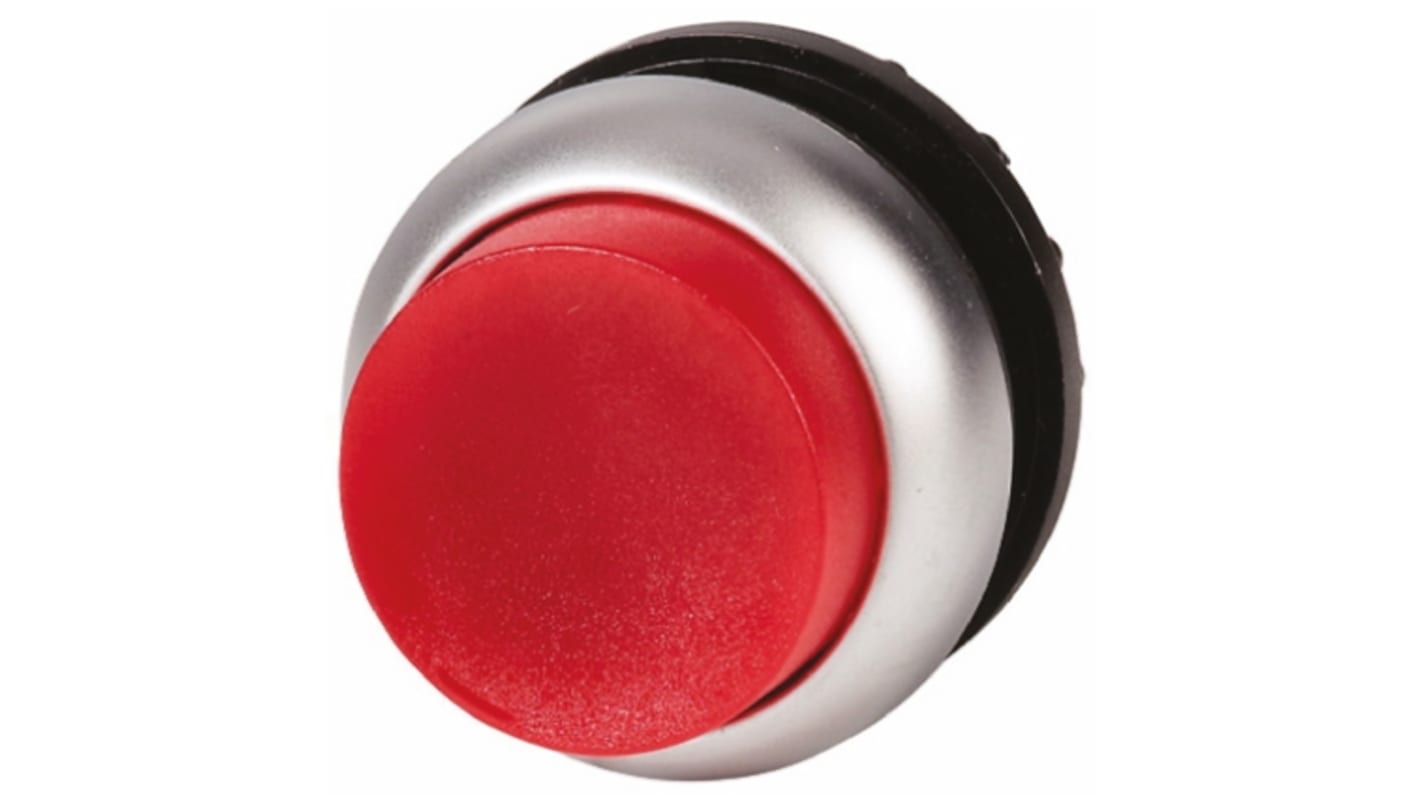 Cabezal de pulsador Eaton serie RMQ Titan M22, Ø 22mm, de color Rojo, Momentáneo, IP69K