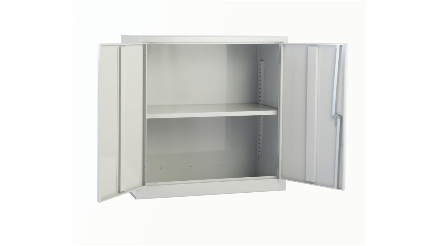 RS PRO 2 Door Mild Steel  Lockable Cabinet