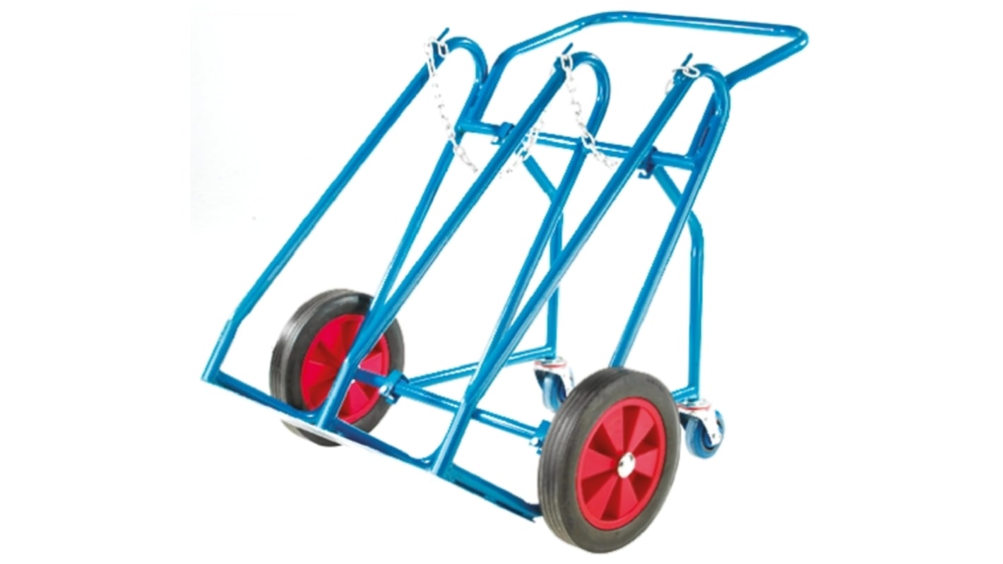 Carrello per fusti in Acciaio RS PRO, ruote Ruota con supporto, portata max 200kg