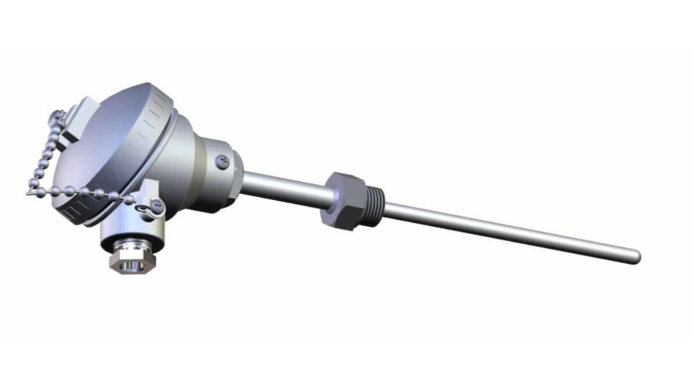 RS PRO 熱電対センサ, , Kタイプ, プローブ径:8mm, プローブ長さ:165mm