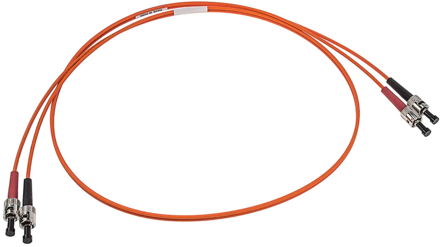 COMMSCOPE OM1 Multi Mode OM1 Fibre Optic Cable, 62.5/125μm, Orange, 2m