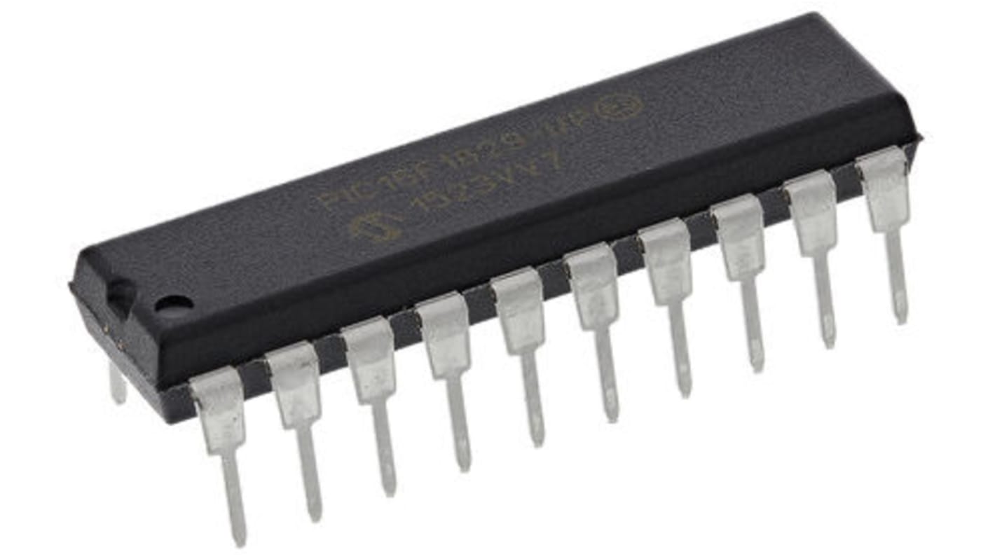 Microcontrôleur, 8bit, 256 B RAM, 256 B, 4096 x 14 mots, 20MHz, , DIP 20, série PIC16F