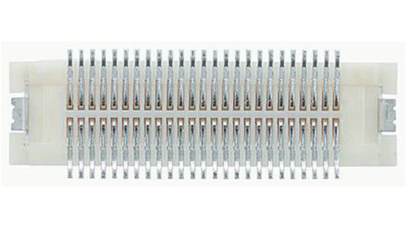 Hirose DF17 Series Straight Surface Mount PCB Socket, 20-Contact, 2-Row, 0.5mm Pitch, Solder Termination