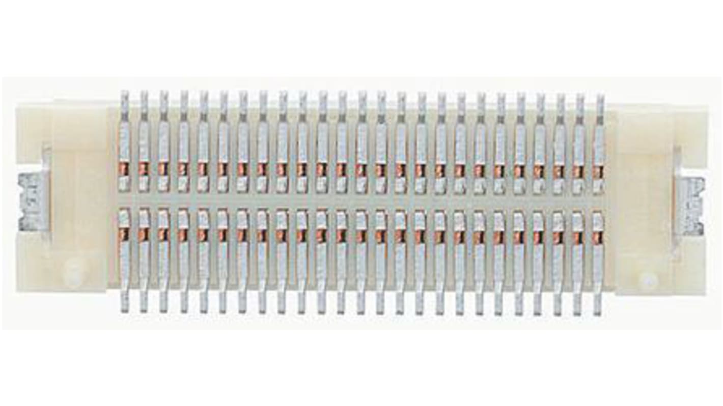 Wtyk PCB 50-pinowe raster: 0.5mm 2-rzędowe Hirose Montaż powierzchniowy 300.0mA 50.0 V.