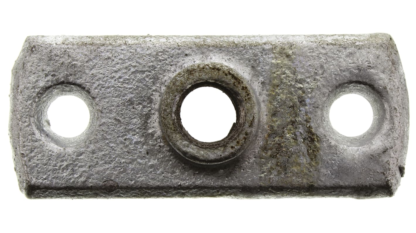 Placa base Georg Fischer de Hierro Galvanizado, para tubo Ø 10mm