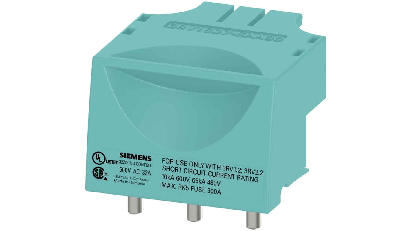 Connecteur Siemens Pour utiliser avec Protection de démarreur moteur 3RV29 Sirius Classic