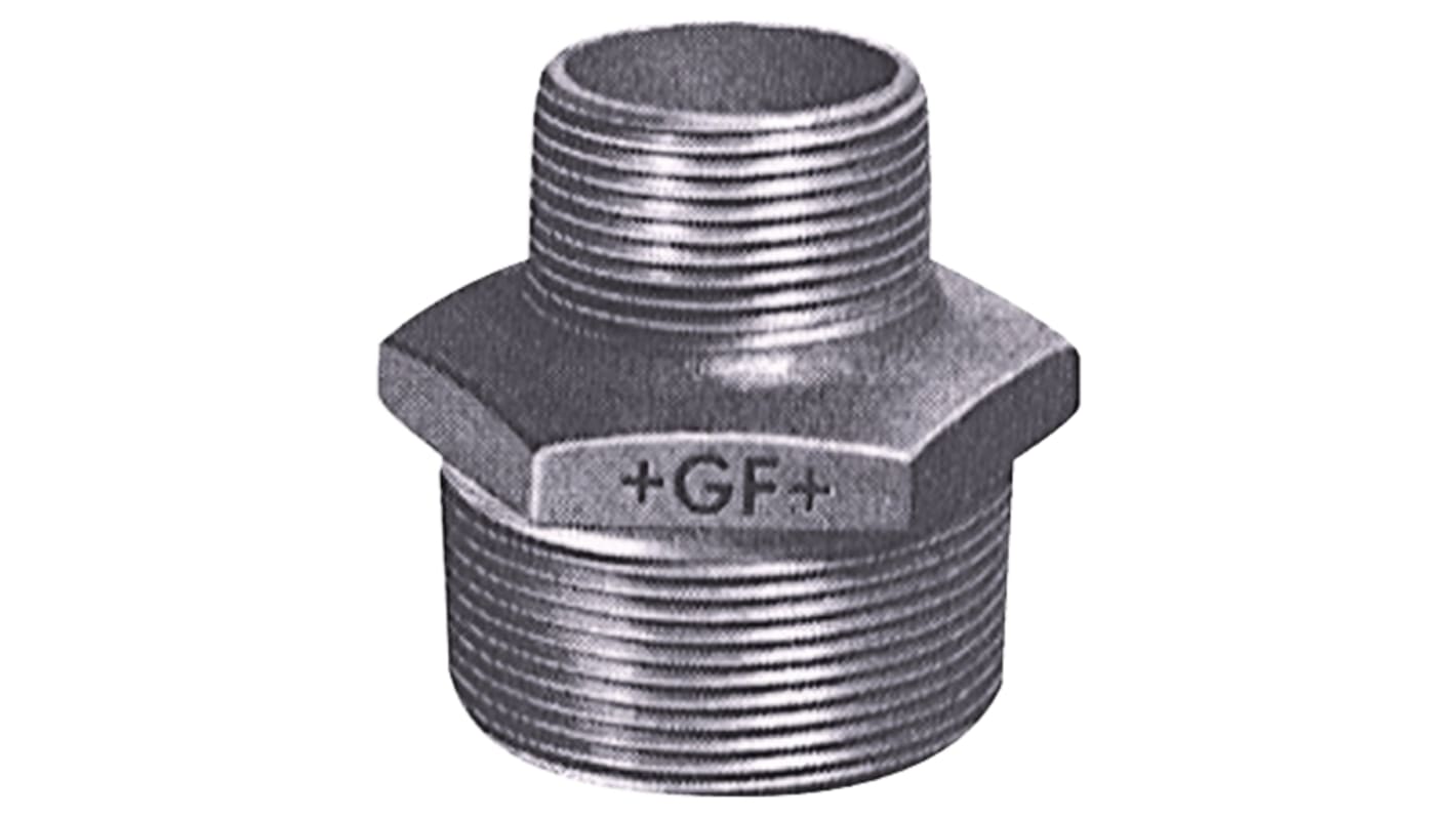 770245223 Fischer Galvanised Malleable Iron Fitting Reducer