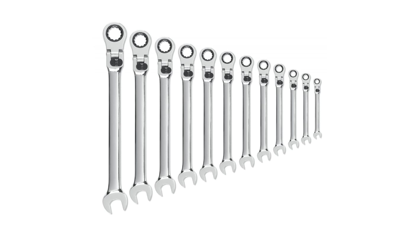 GearWrench 12-Piece Spanner Set, 8 → 19 mm