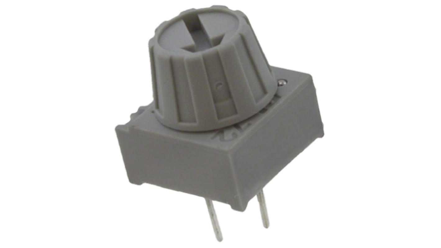 200kΩ, Through Hole Trimmer Potentiometer 0.5W Finger Adjust BI Technologies, 72PT