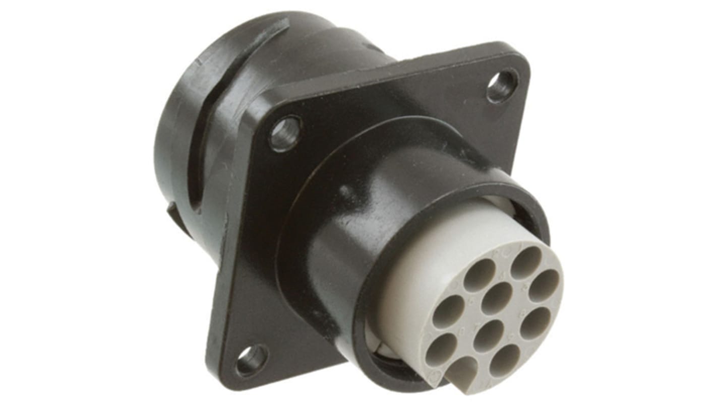 JL05-2A18-1PC-F0-RK | JAE Circular Connector, 10 Contacts, Box Mount ...