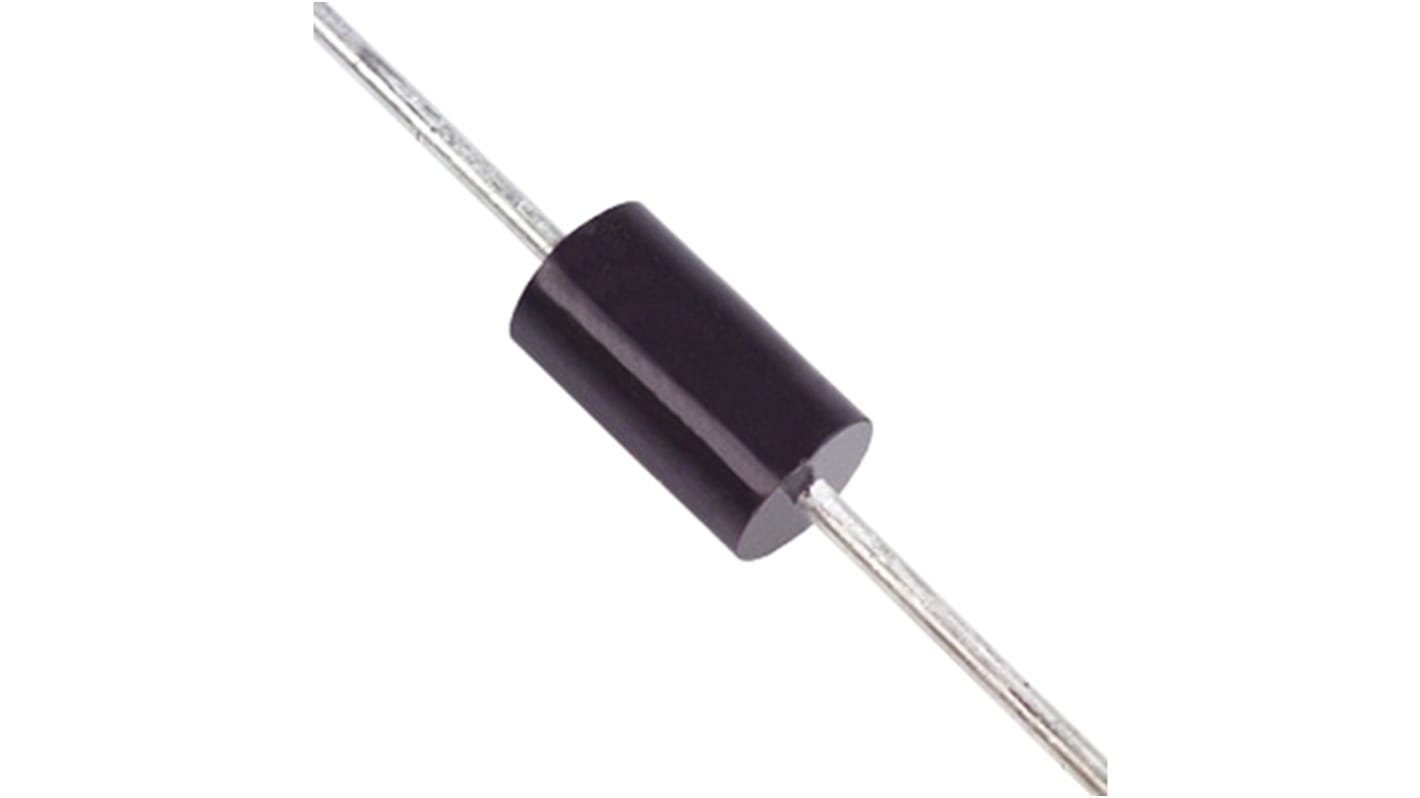 Vishay 100V 3A, Silicon Junction Diode, 2-Pin DO-201AD BY396P-E3