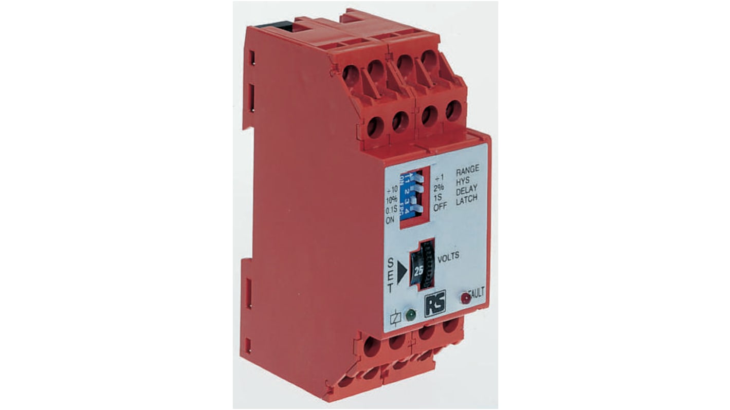 Broyce Control Voltage Monitoring Relay, SPDT, 1 → 26.5V ac/dc