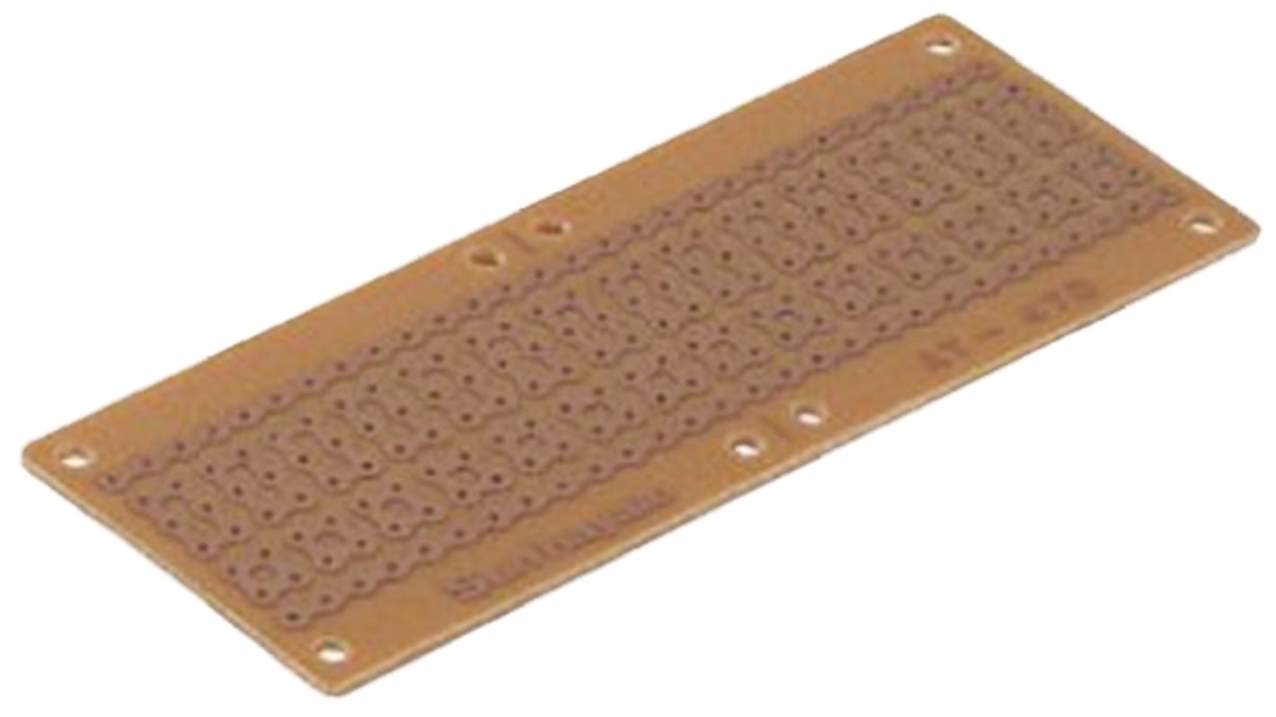 Sunhayato Single Sided Matrix Board FR1 1mm Holes, 4 x 4mm Pitch, 116 x 42 x 1.6mm