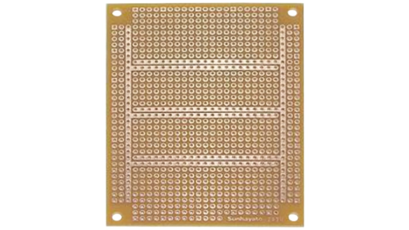 Matrix Board FR1 1mm Holes, 2.54 x 2.54mm Pitch, 95 x 72 x 1.6mm