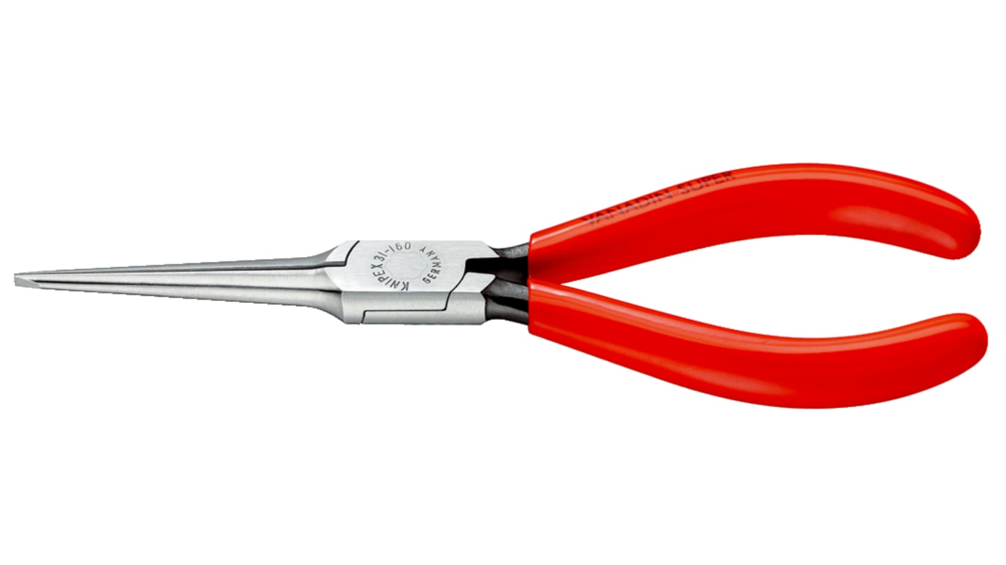 Knipex Hosszú csőrű fogó 160 mm, Króm vanádium elektromos acél, befogó hossz: 55mm Nem