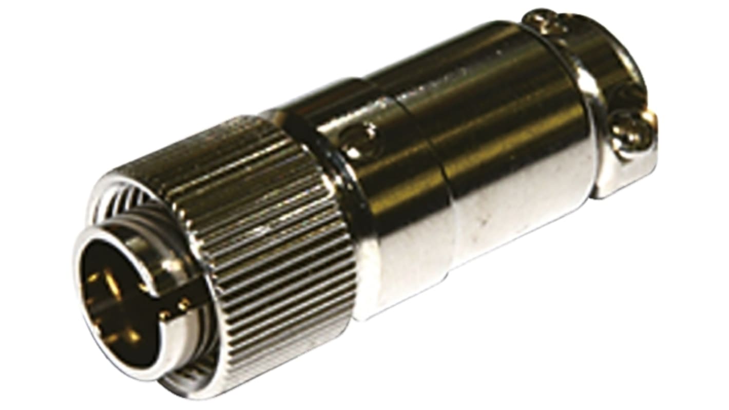 Tajimi Electronics Connector, 5 Contacts, Cable Mount, Miniature Connector, Plug, Male, IP65, IP67, R03 Series