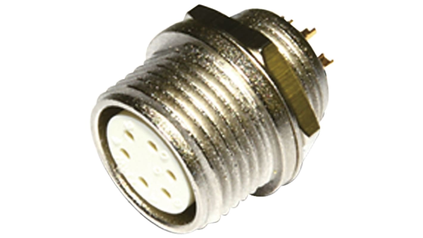 Tajimi Electronics Circular Connector, 6 Contacts, Panel Mount, Miniature Connector, Socket, Female, IP65, IP67, R03