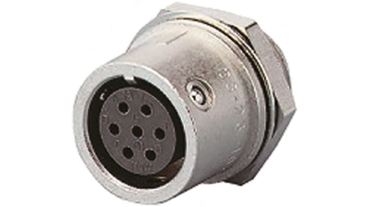 Tajimi Electronics Circular Connector, 7 Contacts, Panel Mount, Socket, Female, PRC03 Series