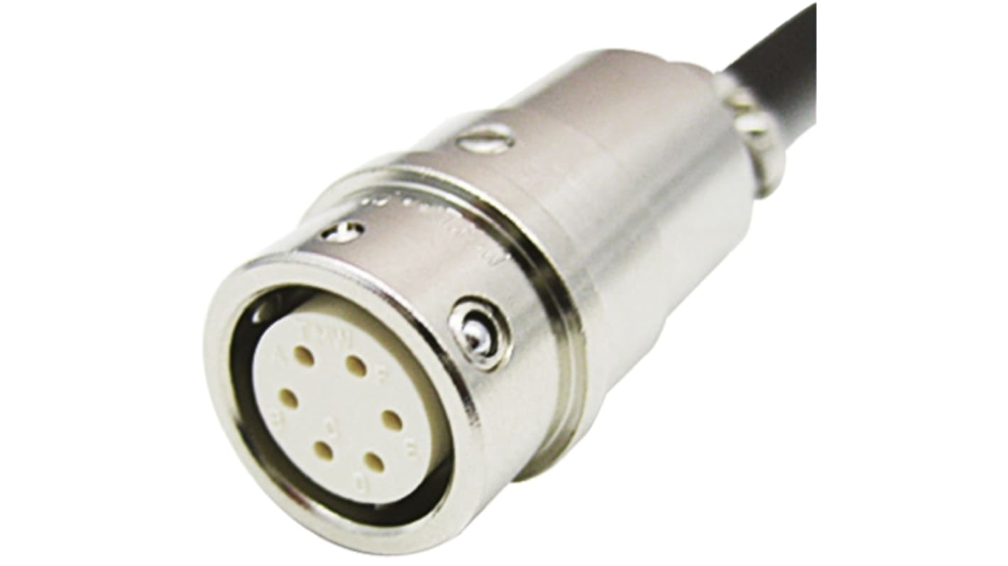 Tajimi Electronics Circular Connector, 6 Contacts, Cable Mount, Miniature Connector, Socket, Female, PRC05 Series