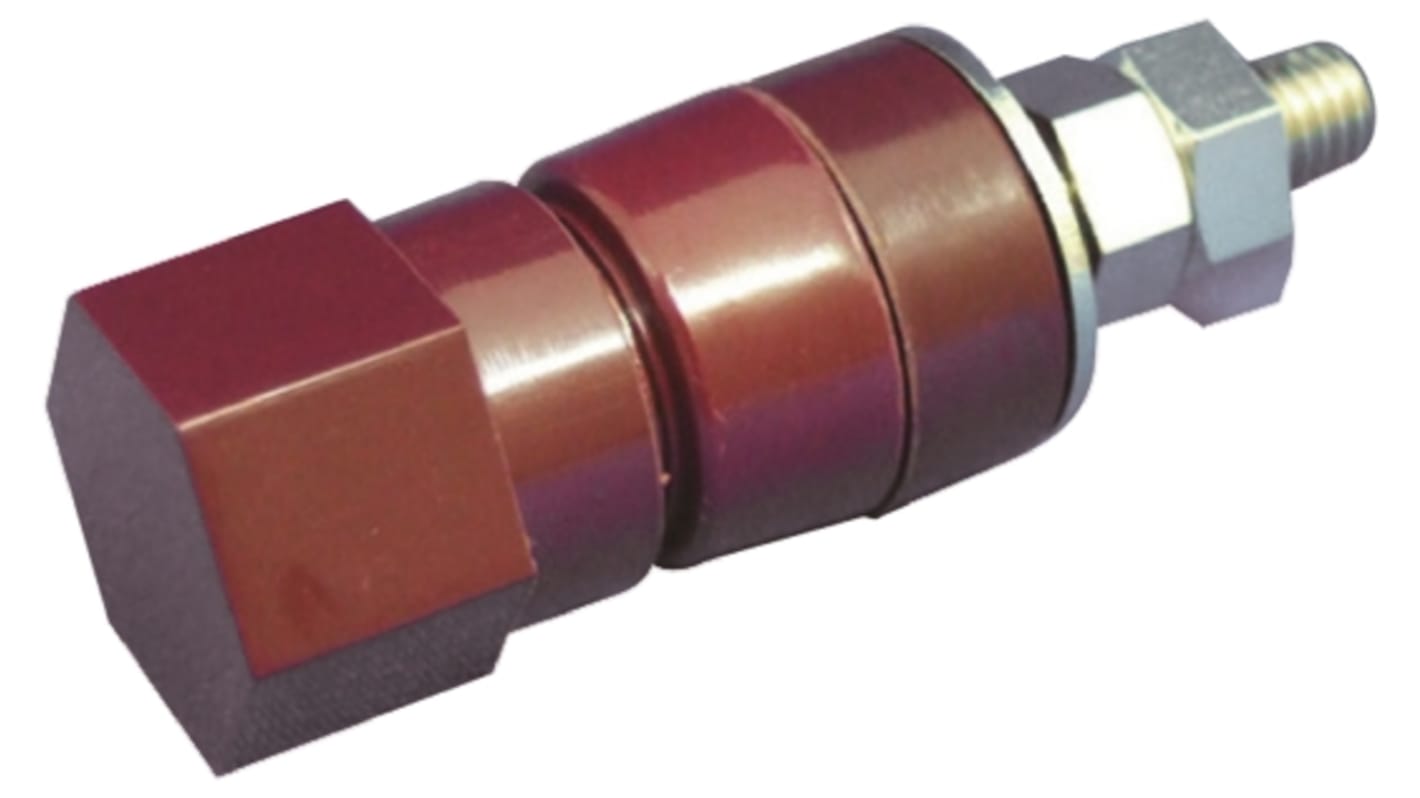 Sato Parts Red Terminal Post, 600V, 50A, M8 x 1.25 Thread