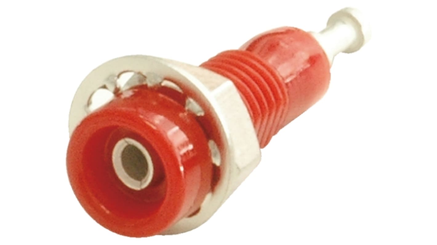 Sato Parts Red Terminal Post, 30V, 5A, M6 x 0.75 Thread