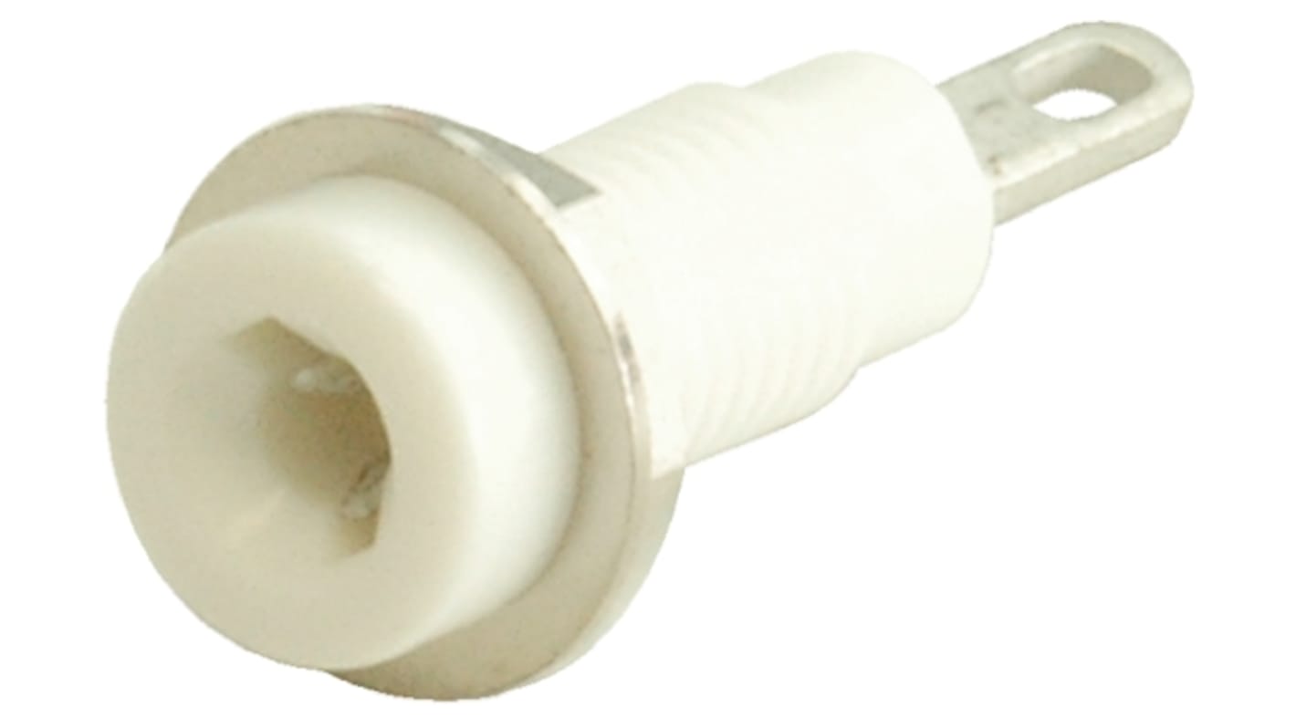 Sato Parts White Terminal Post, 5A, M6 x 0.75 Thread