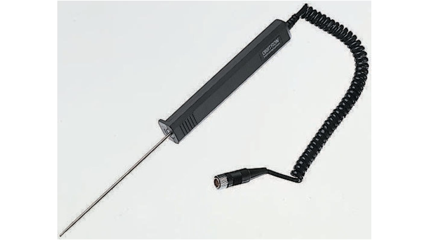 Digitron PT100 General Temperature Probe, 100mm Length, 3.3mm Diameter, +600 °C Max, With SYS Calibration