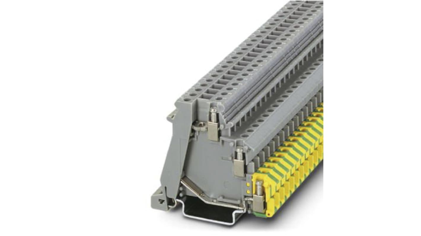 Phoenix Contact DOK 1.5 Series Non-Fused DIN Rail Terminal, Screw Termination