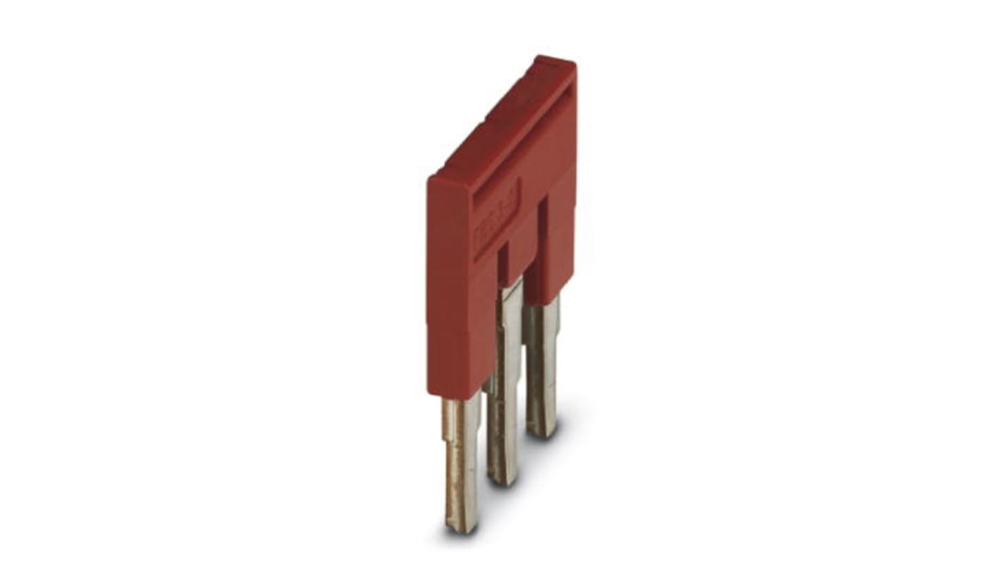Phoenix Contact FBS3-6 Series Jumper Bar for Use with DIN Rail Terminal Blocks