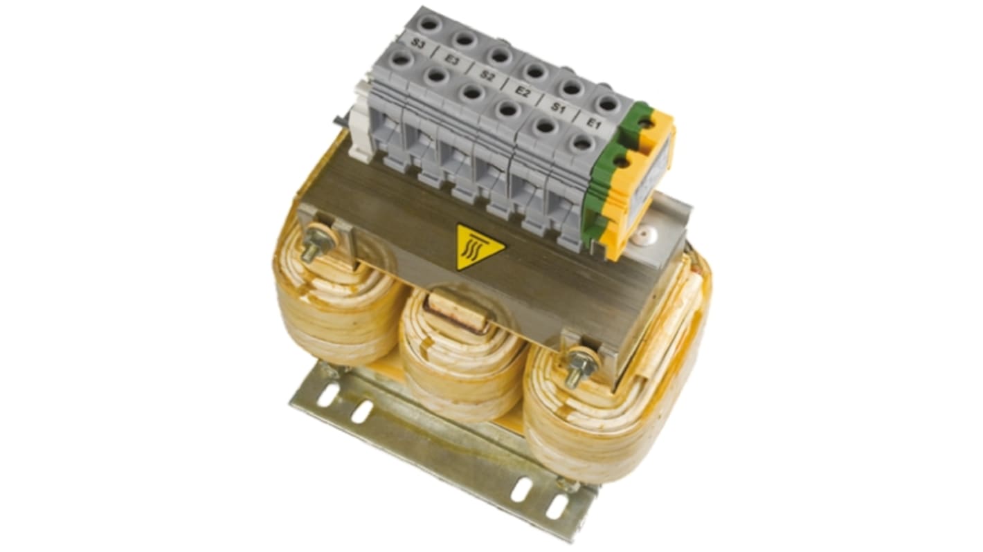 Inductor Schneider Electric, trifásico, 200 → 690 V, long. 155mm, prof. 135mm, para usar con Serie Altivar 61