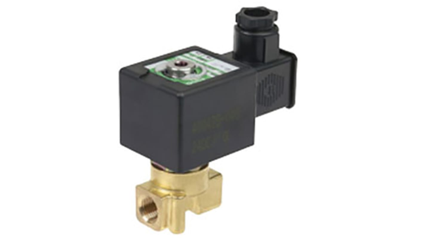 EMERSON – ASCO Solenoid Valve SCG202A001V.24/DC, 2 port(s) , NC, 24 V dc, 1/4in