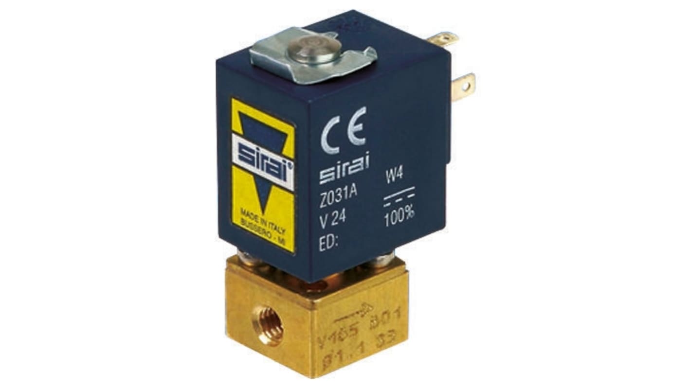 EMERSON – ASCO Solenoid Valve SCG356B466VMS 115/50 , 3 port(s) , NC, 115 V ac, 1/4in