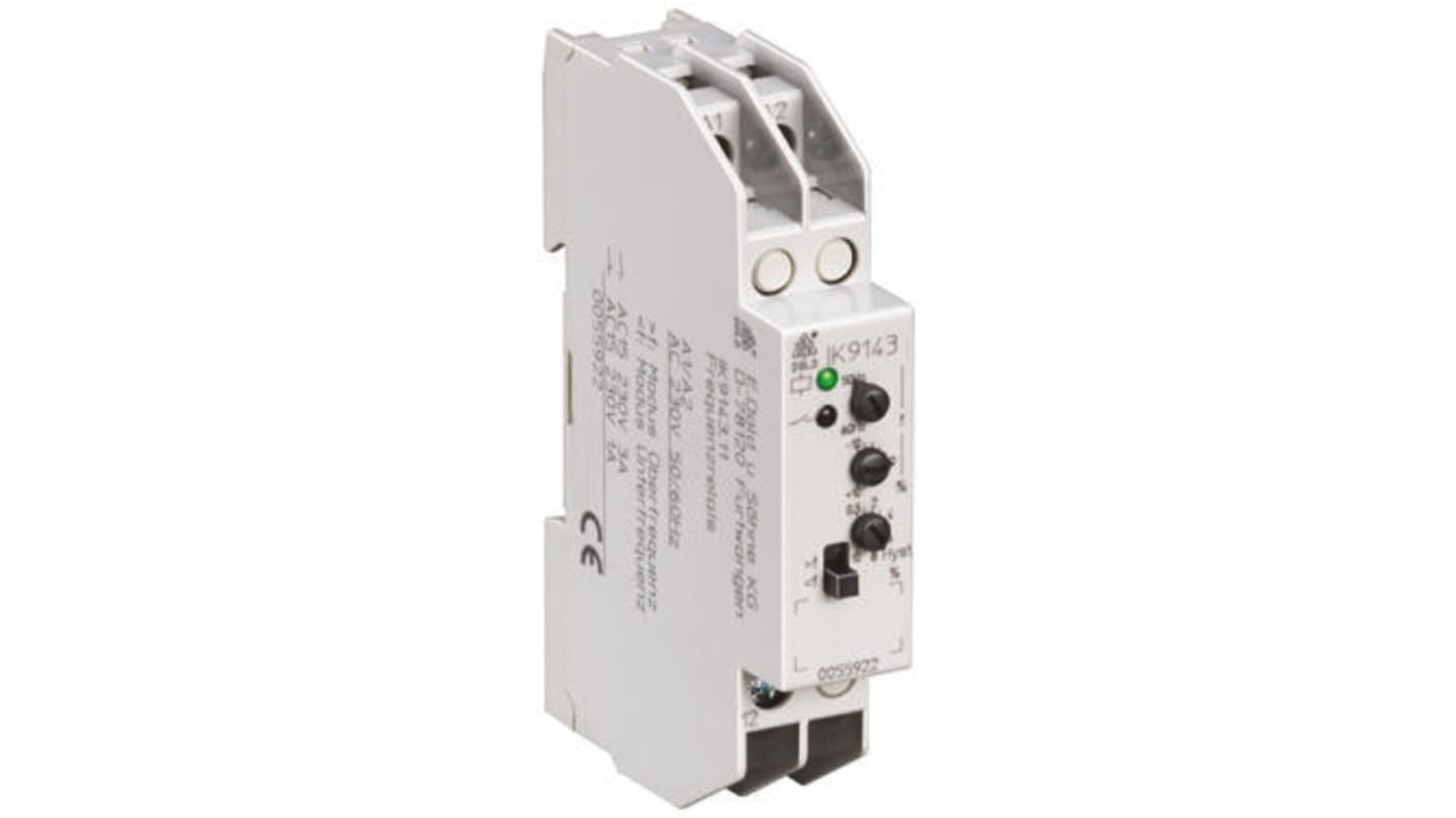 Dold Frequency Monitoring Relay, SPDT, DIN Rail