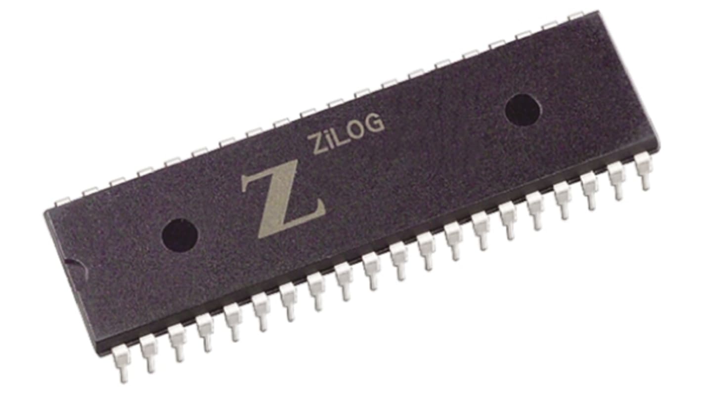 Zilog Z84C4008PEG, 8bit Z8 Microcontroller, Z80, 8MHz ROMLess, 40-Pin PDIP