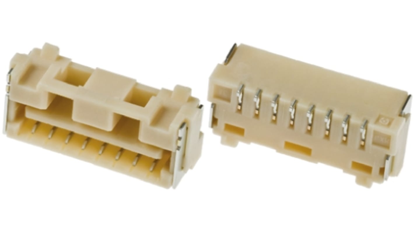 Molex CLIK-Mate Series Right Angle Surface Mount PCB Socket, 8-Contact, 1-Row, 1.25mm Pitch, Solder Termination