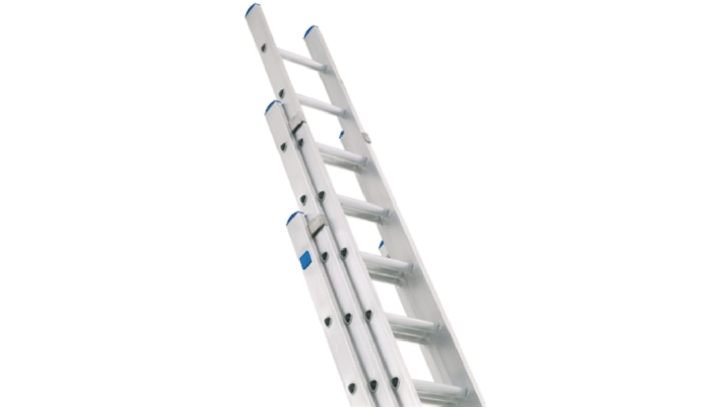 Zarges 30 Step Aluminium Extension Ladder, 6.9m Open Length