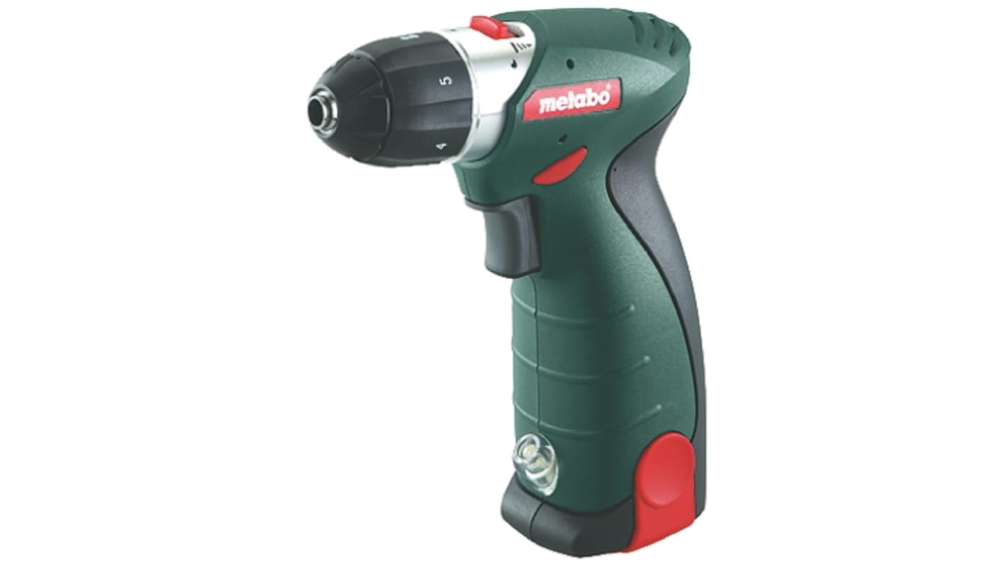 Metabo PowerMaxx Li 1/4in Cordless Screwdriver, 7.2V, 0 → 250 / 0 → 750rpm, Euro Plug