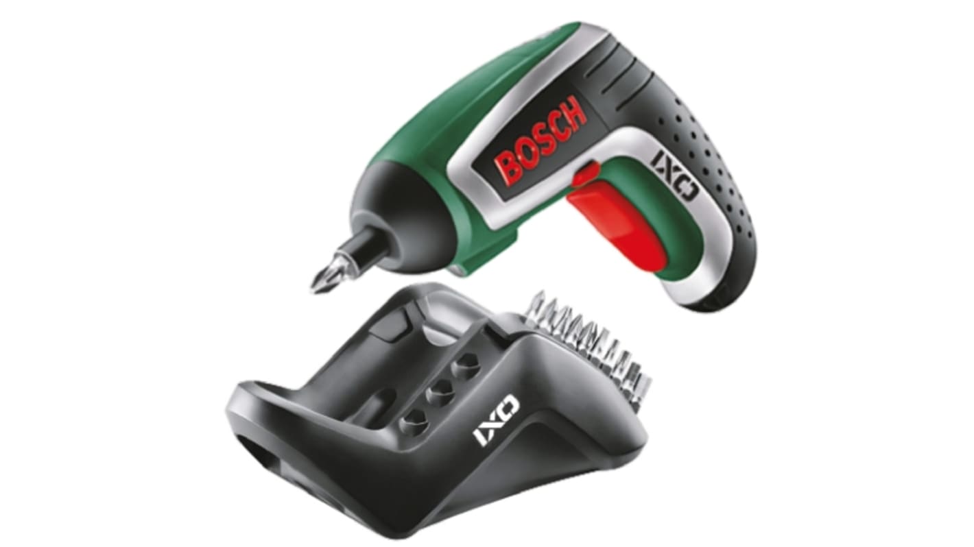 Bosch, Akku-skruemaskine, IXO IV, Patron: 1/4tommer, Hastighed: 180rpm, 3.6V, Type C - EuroPlug