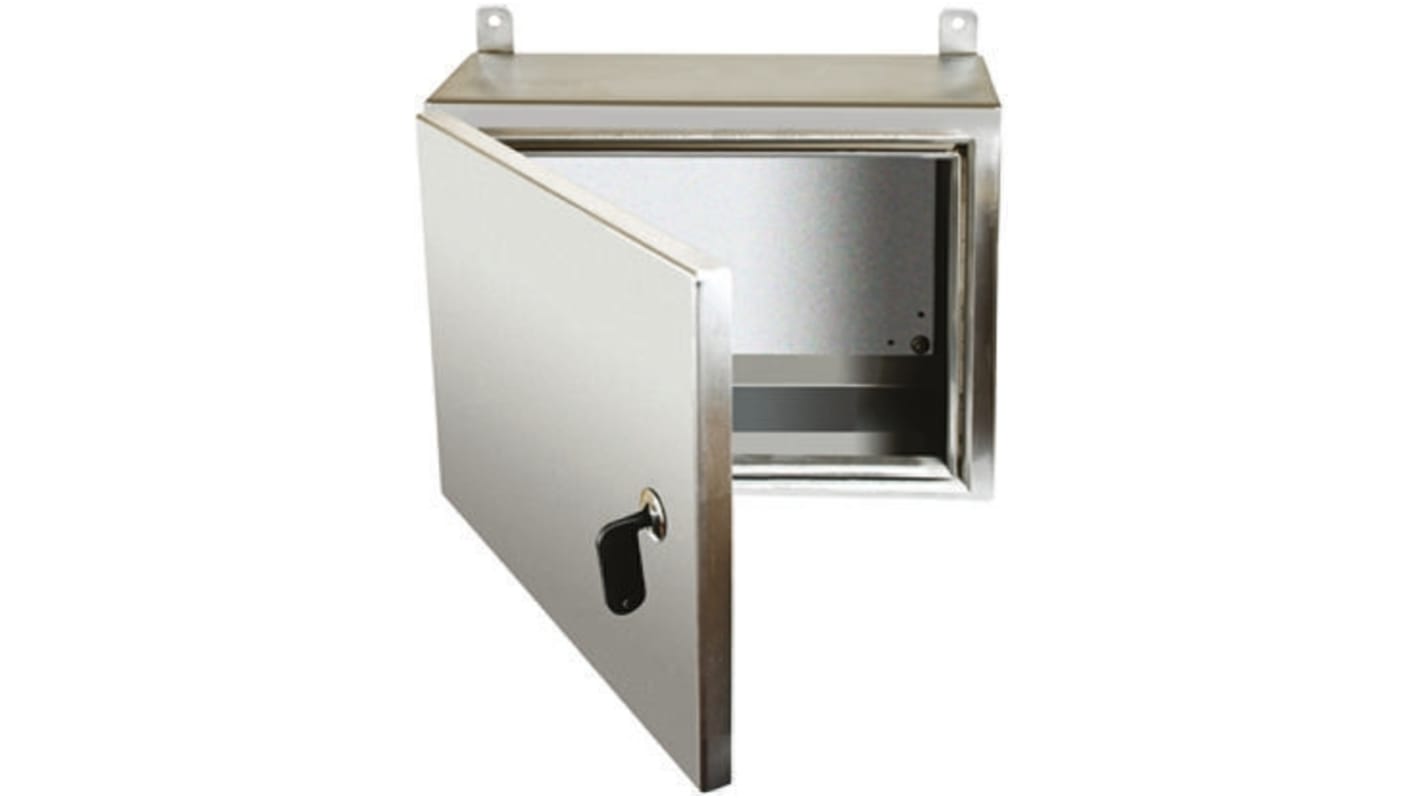 RS PRO 316 Stainless Steel Wall Box, IP69K, 400 mm x 300 mm x 200mm RS