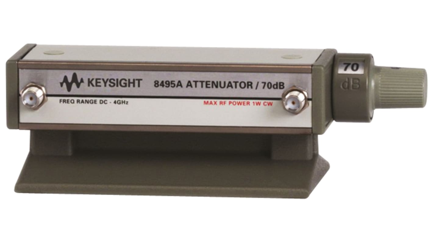 Keysight Technologies マニュアル・ステップ・アッテネータ, SMA(メス), 70dB, 4GHz, 8495A-002